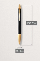 Набір подарунковий Parker Im 17 Premium Black GT BP Блокнот Parker Gift24 24 032b24