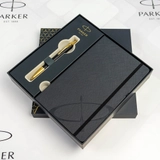 Набір подарунковий Parker Im 17 Premium Black GT BP Блокнот Parker Gift24 24 032b24