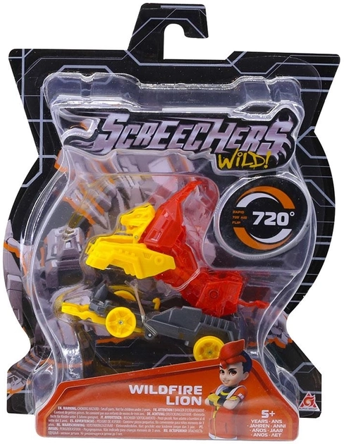 Машинка трансформер SCREECHERS WILD S4 L0 ВАЙЛДФАЄР ЛАЄН EU685004