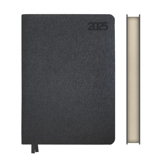 Щоденник датований А5 2025 Leo Planner Escalada темно-сірий 252526