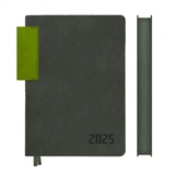 Щоденник датований А5 2025 Leo Planner Infinity темно-сірий 252534