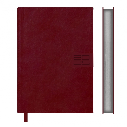Щоденник датований А5 2025 Leo Planner Persona бордовий 252528 Щоденник датований А5 2025 Leo Planner Persona бордовий 252528