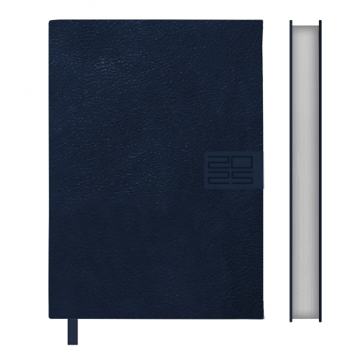 Щоденник датований А5 2025 Leo Planner Persona темно-синій 252527