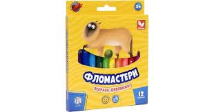 Фломастери конусні Школярик 12 кольорів