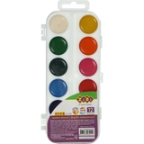 Водорозчинні акварельні фарби 12 кольорів білий KIDS Line