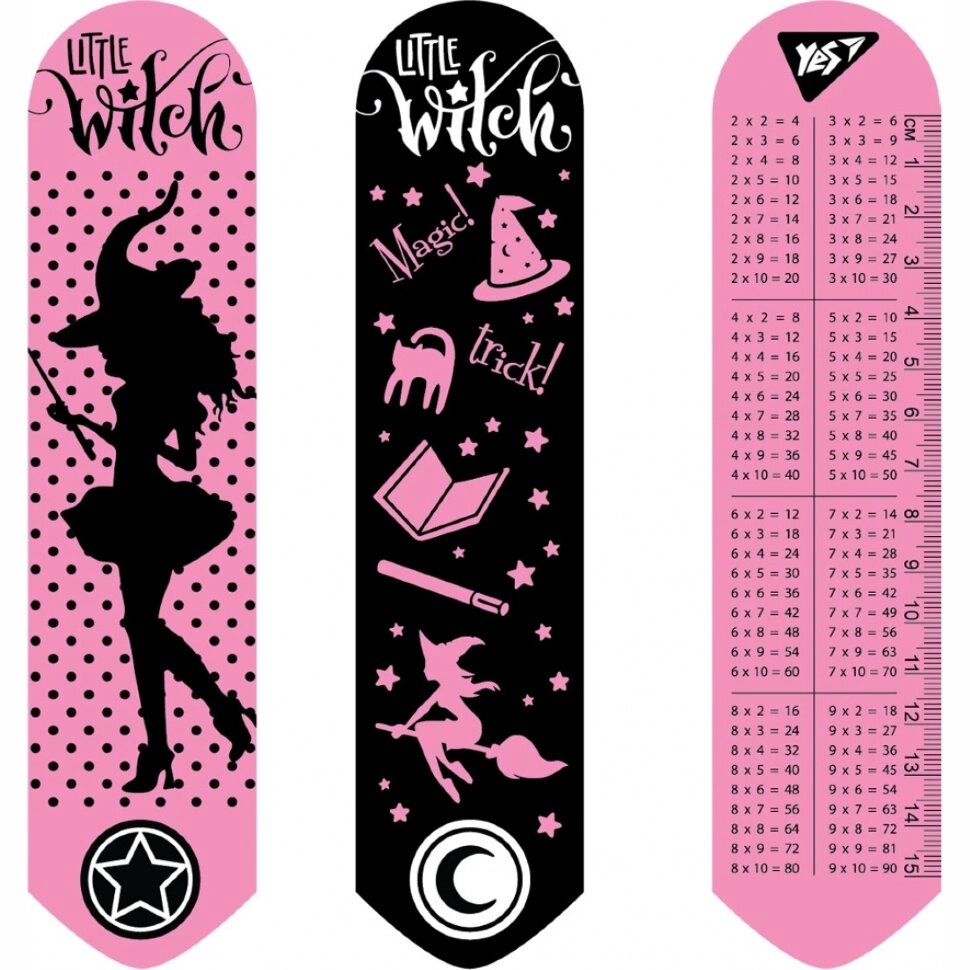 Закладинка 2D YES Little witch 707604