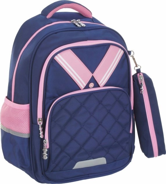 Рюкзак шкільний 16 CF86820 синьо-рожевий