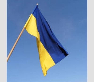 Прапор України 100х150см зовнішній. прапорна сітка
