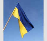 Прапор України 100х150см зовнішній. прапорна сітка