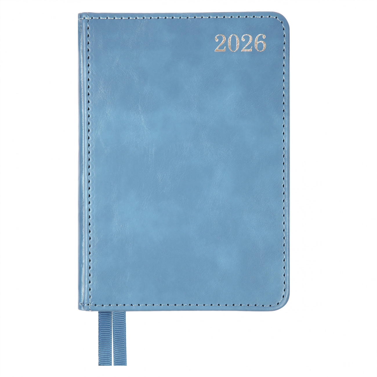 Щоденник датований А6 2026 Leo Planner City твердий блакитний 252676