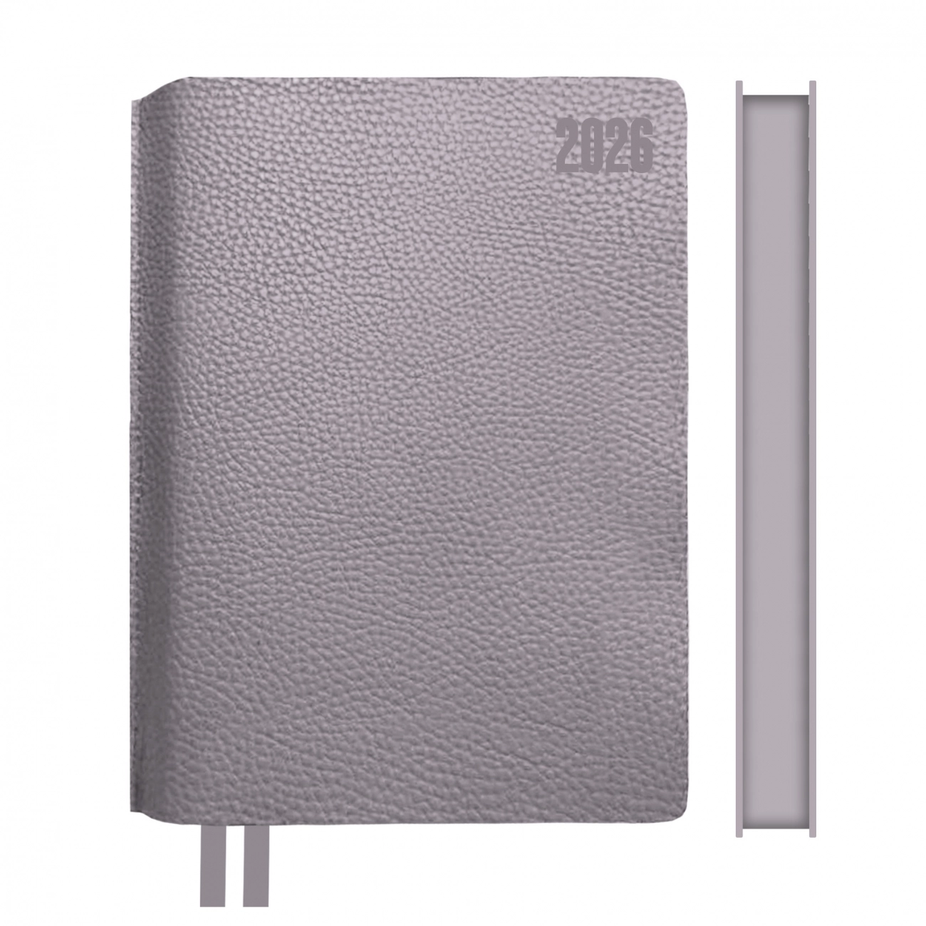 Щоденник датований А6 2026 Leo Planner Vitto м`який димчасто-ліловий 252650