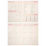 Щоденник недатований А6 Leo Planner Vibe твердий темно-бірюзовий 252709