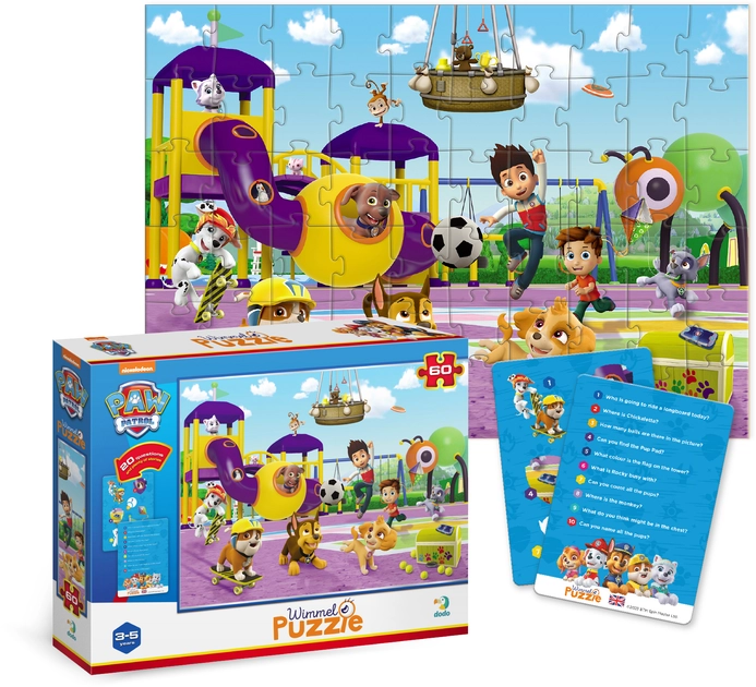 Вімельпазл на 60 елементів Dodo Paw Patrol На прогулянці 200453
