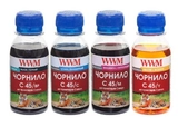 Комплект чорнил WWM для Canon PG-440/CL-441 4х100г BP/C/M/Y Пігментне/Водорозчинне (C45SET-4)