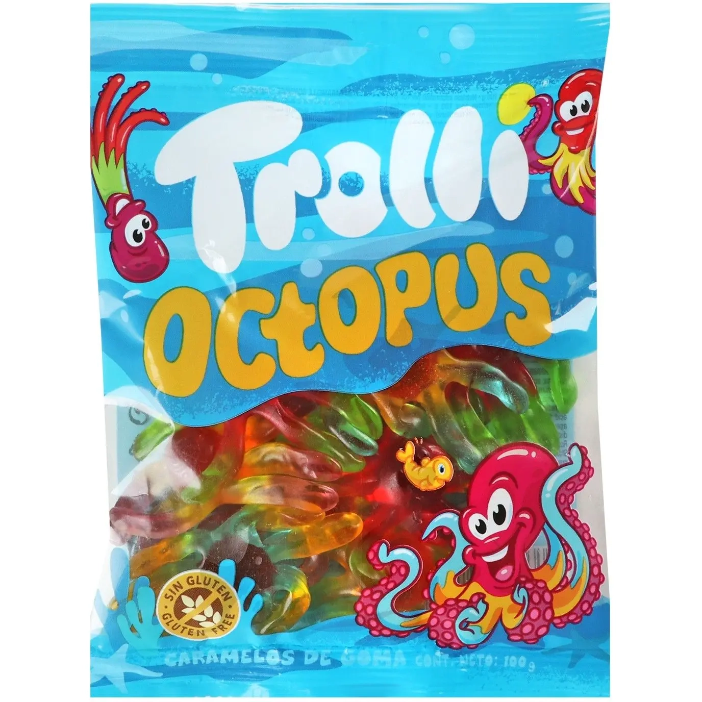Цукерки желейні Trolli Восьминіг 100г