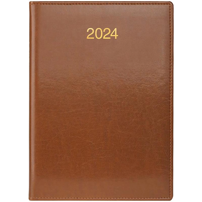 Щоденник датований  2024 BRUNNEN Стандарт Soft  коричневий 73-795 36 704