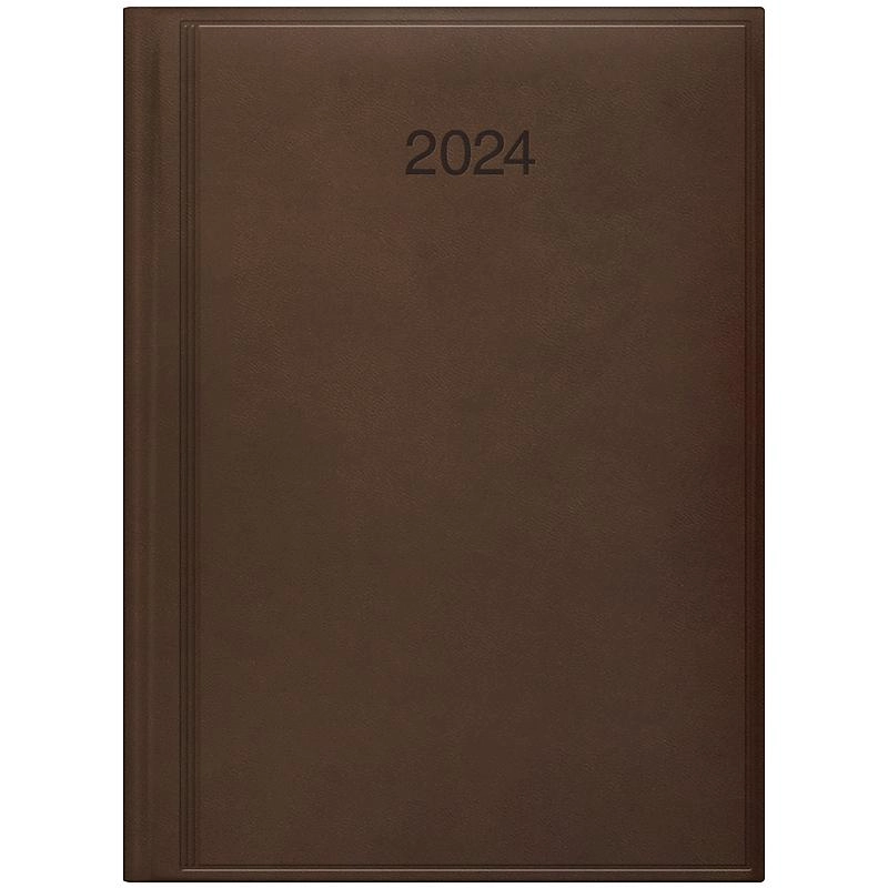 Щоденник датований  2024 BRUNNEN Стандарт Torino  коричневий 73-795 38 704