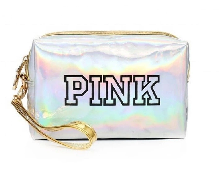 Косметичка Cosmo Shop лакова PINK BA-003S срібна