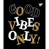 Зошит учнівський 48 аркушів клітинка Yes Преміум Good vibes мат 766877