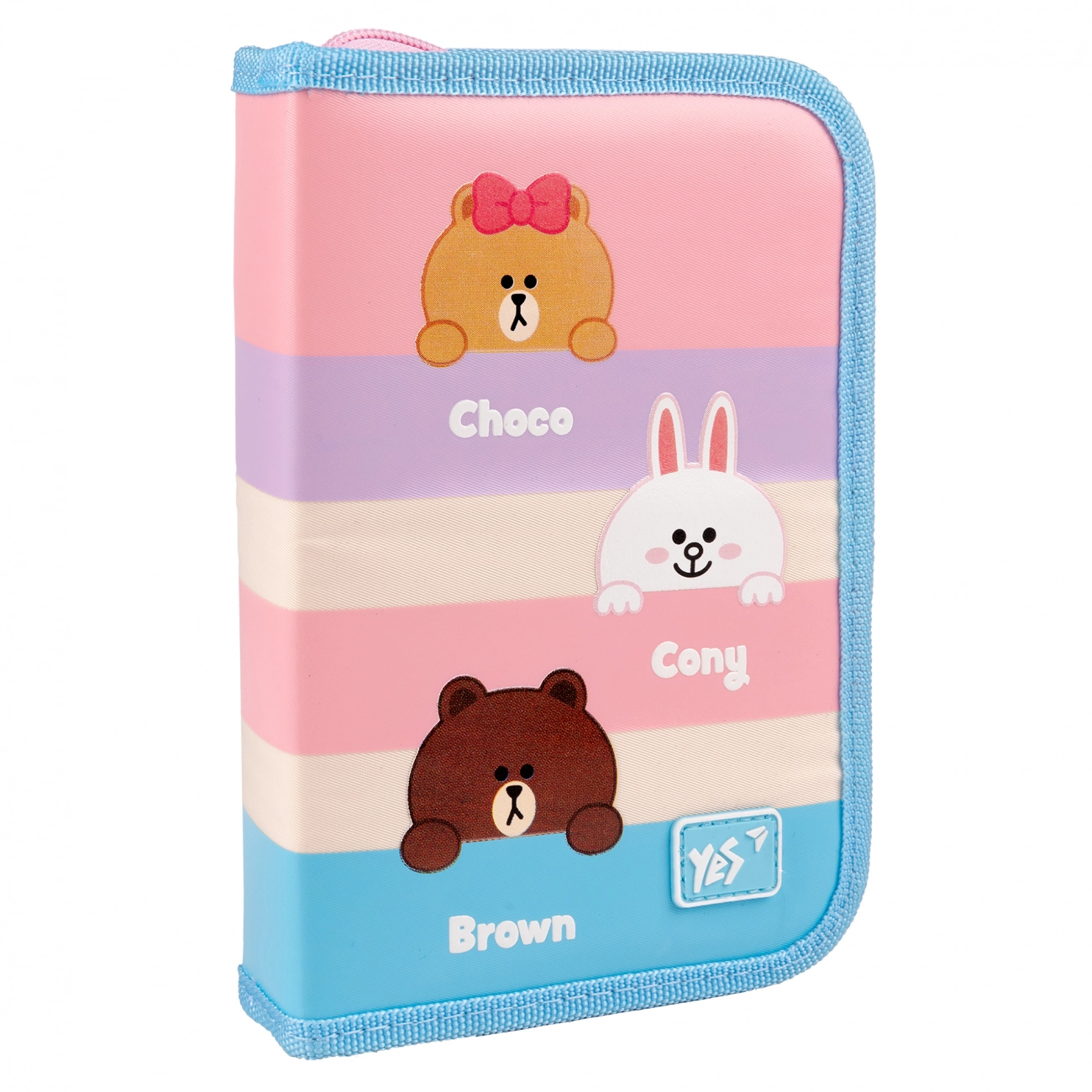 Пенал твердий YES одинарний з двома клапанами HP-04 Line Friends 533585