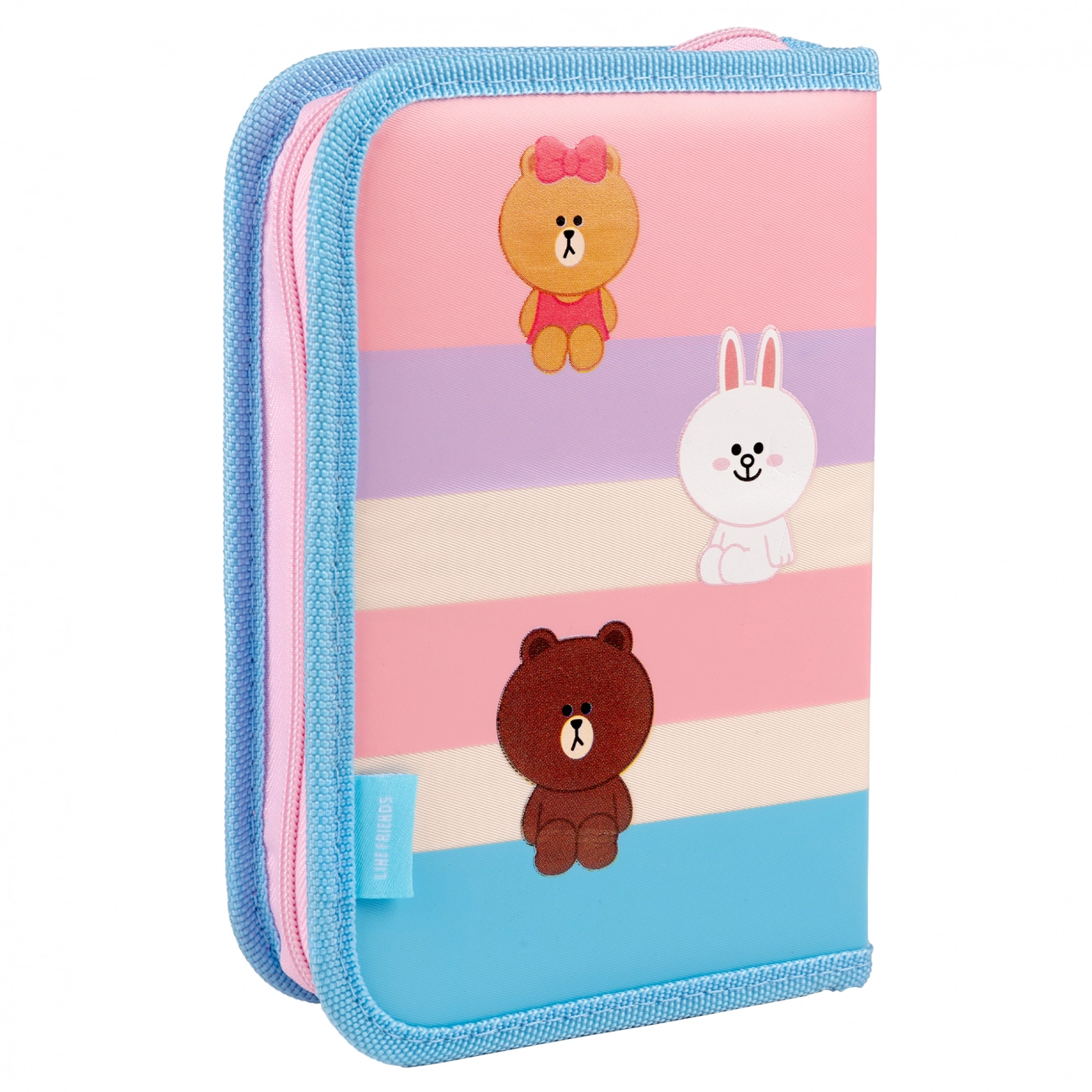 Пенал твердий YES одинарний з двома клапанами HP-04 Line Friends 533585
