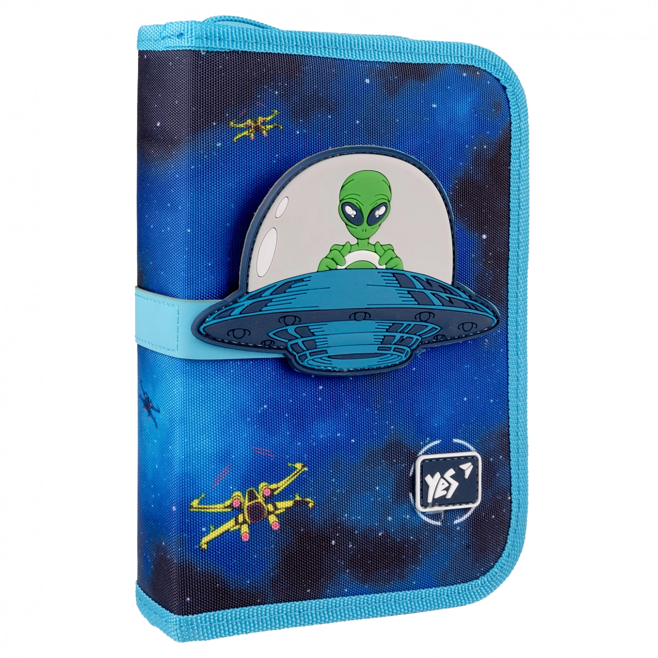 Пенал твердий YES одинарний з двома клапанами HP-04 UFO 533594