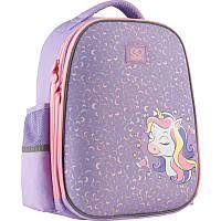 Рюкзак напівкаркасний GoPack KITE Cute unicorn GO23-165M-3