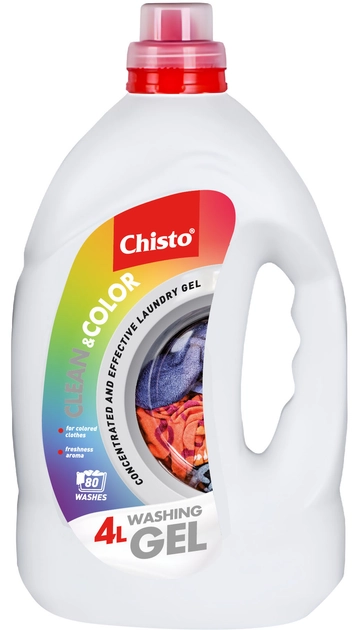 Гель для прання Chisto Clean&Color 4л