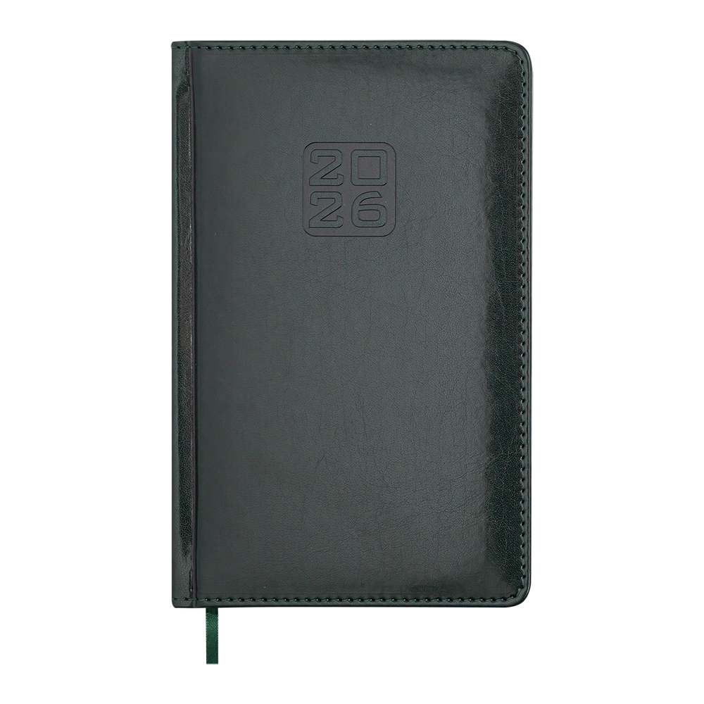 Щотижневик датований A5 2026 Buromax Bravo зелений BM.2706-04 Щотижневик датований A5 2026 Buromax Bravo зелений BM.2706-04