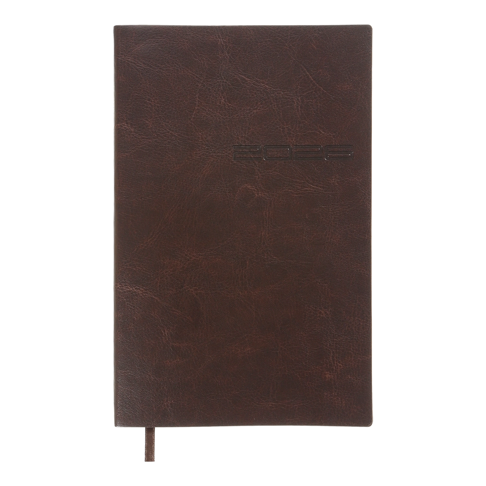 Щотижневик датований A5 2026 Buromax Ideal коричневий BM.2707-25 Щотижневик датований A5 2026 Buromax Ideal коричневий BM.2707-25