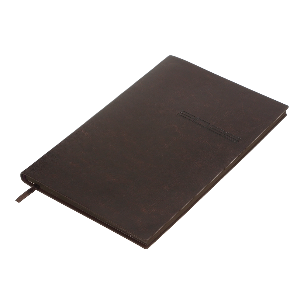 Щотижневик датований A5 2026 Buromax Ideal коричневий BM.2707-25 Щотижневик датований A5 2026 Buromax Ideal коричневий BM.2707-25