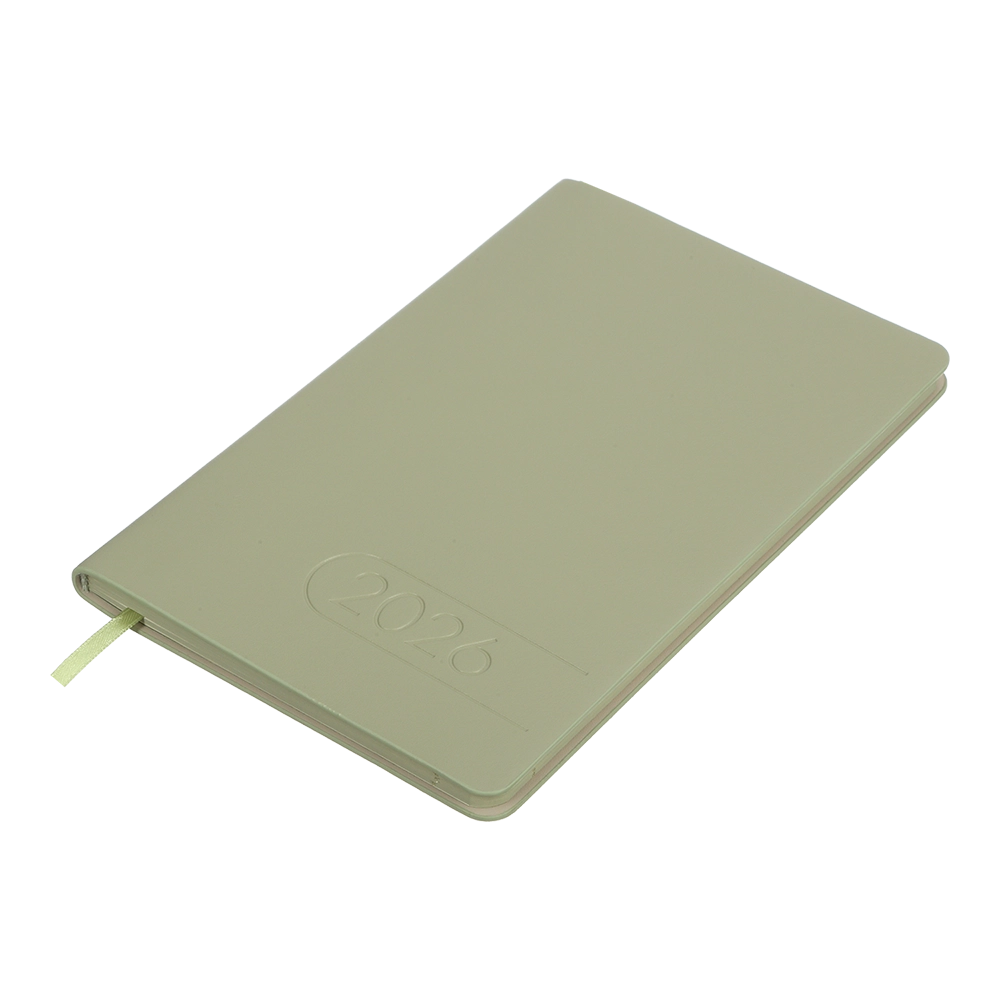 Щотижневик датований A5 2026 Buromax Light Morandi оливковий BM.2712-36 Щотижневик датований A5 2026 Buromax Light Morandi оливковий BM.2712-36