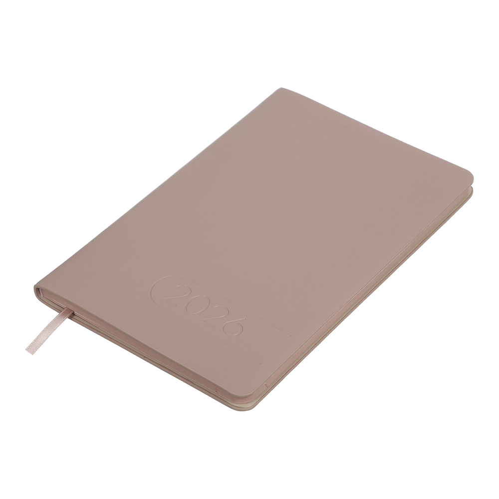 Щотижневик датований A5 2026 Buromax Light Morandi какао BM.2712-40