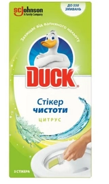 Стікер чистоти для унітазу Duck Цитрус 3 шт