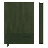Щоденник датований А5 2025 Leo Planner Velvet темно-зелений 252521