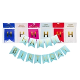 Розтяжка з прапорців Happy birthday 12х16см-5м 13021-1