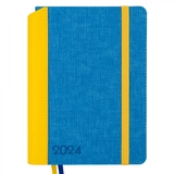 Щоденник датований А5 Leo Planner Patriot I жовто-синій 252446