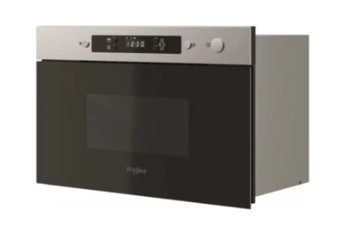 Мікрохвильова піч Whirlpool вбудована, 22л, електронне упр., 750Вт, дисплей, нерж