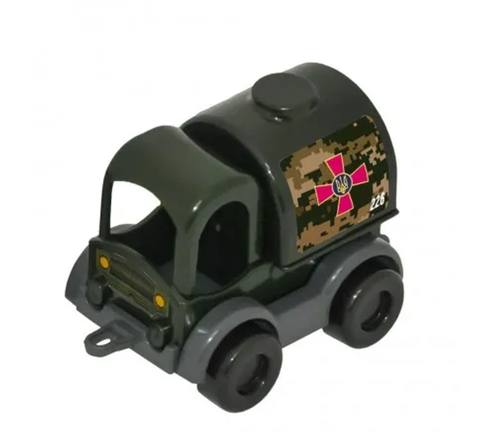 Авто Kid cars, бокс військовий 12 штук 39899
