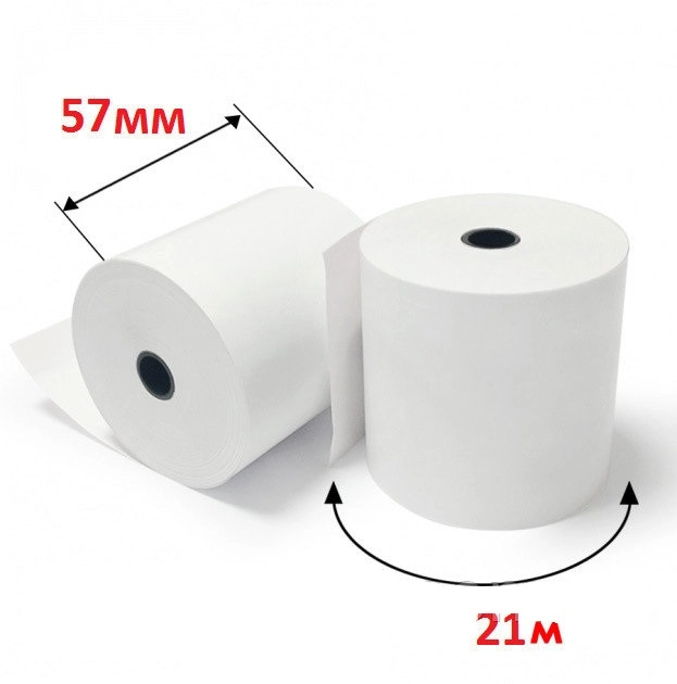 Касова стрічка 57.5мм 21м термо