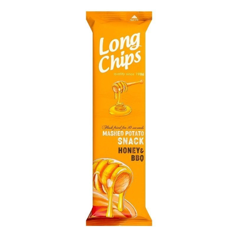 Чіпси Long Chips Ароматне барбекю 75гт