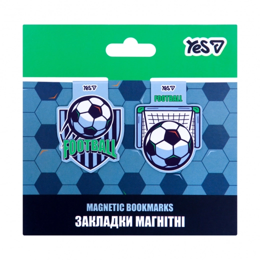Закладки магнітні Yes Football  2шт 708798