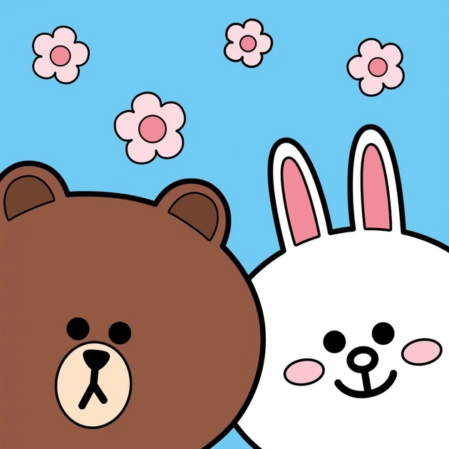 Картина за номерами Santi Лайн Френдс Браун та Коні 25х25см