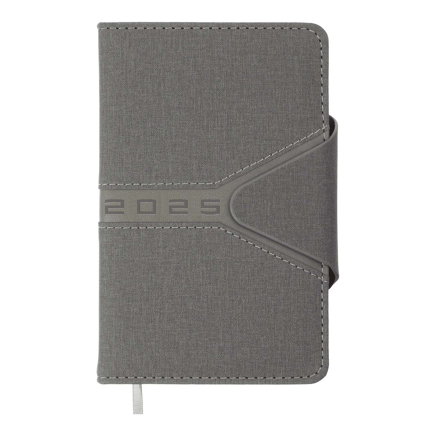 Щоденник датований А6 2025р Buromax Navigator сірий BM.2520-09