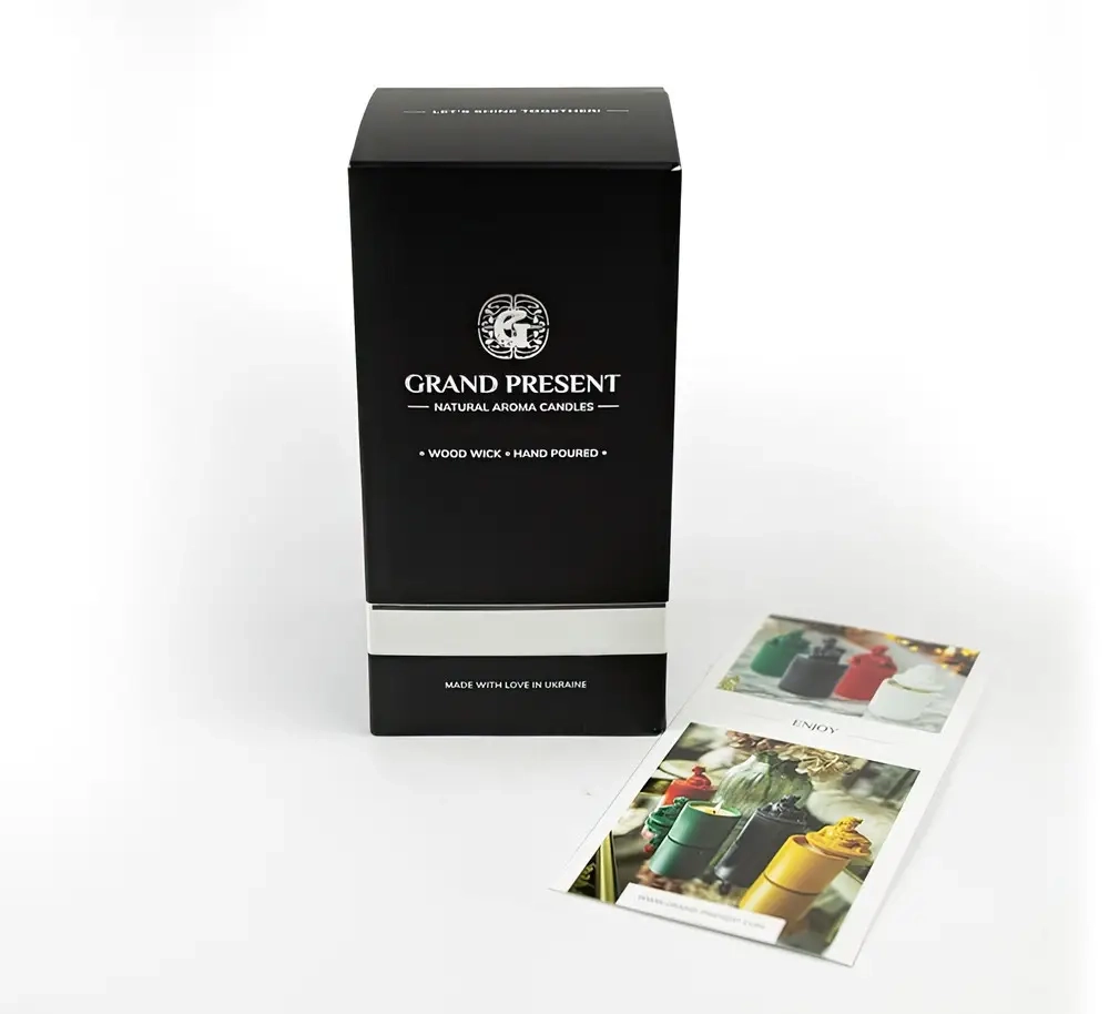 Свічка парфумована APOLLO BURLEY VANILLA WHITE 100% WOOD WAX 165g 35h NAC 1025W — фото 3