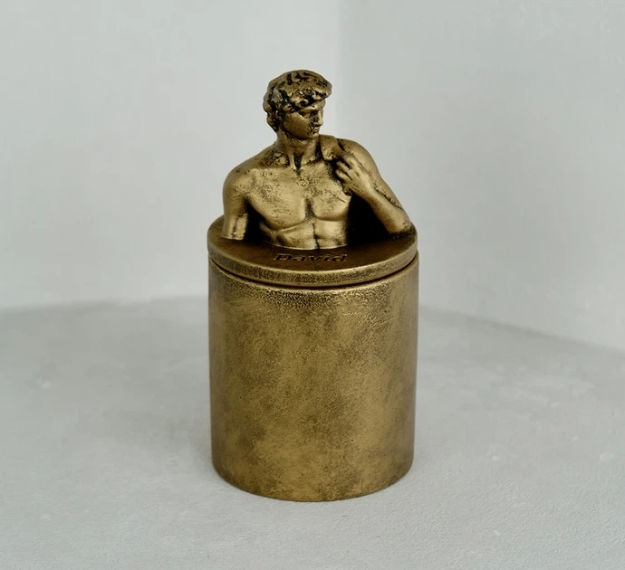 Свічка парфумована DAVID AGARWOOD BRONZE 100% WOOD WAX 165g 35h NAC 1110 — фото 2