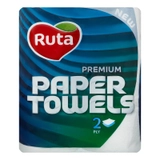 Рушники паперові Ruta Premium 2рул 2ш білі
