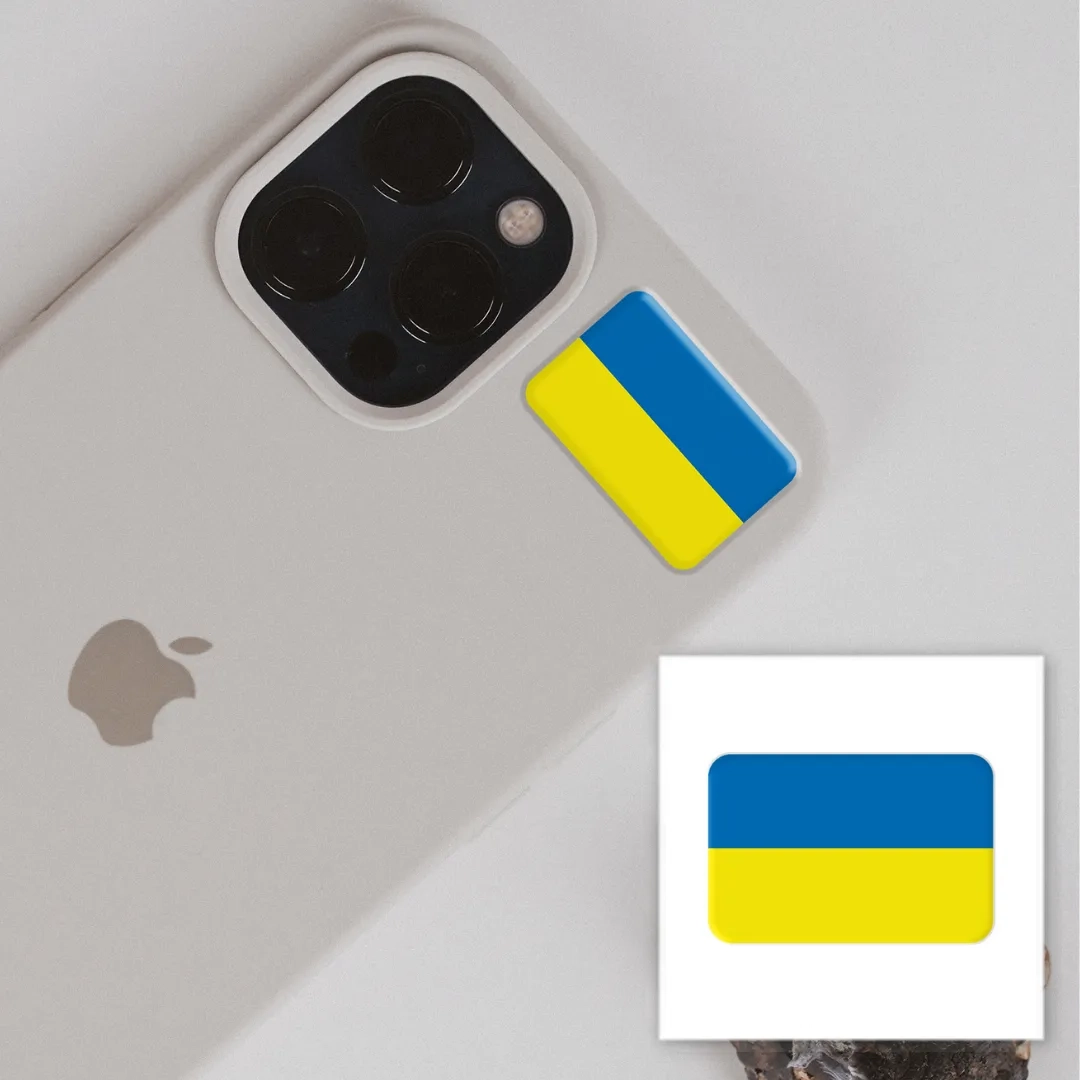 Наліпка 3D стікер Прапор прямокутник SX-71