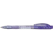 Ручка кулькова автоматична фіолетова STABILO 308/55D