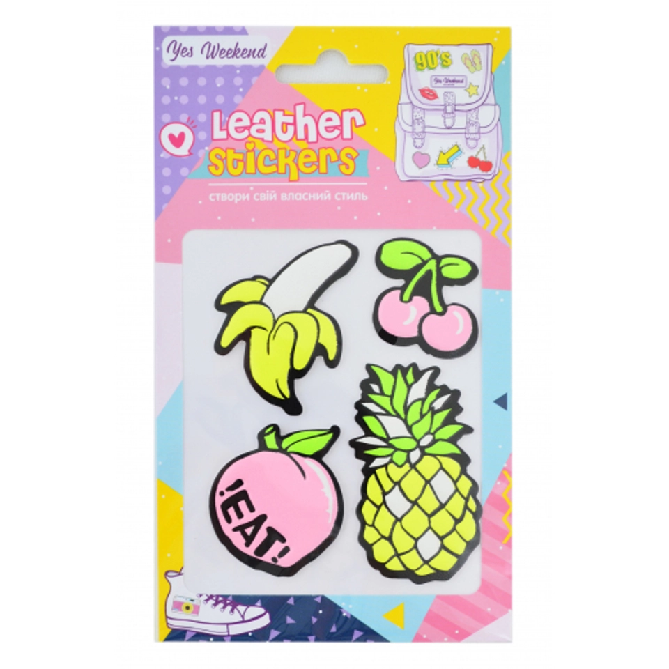 Набір наклейок YES Leather stikers Exotic fruits 531626 — 
